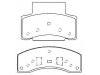 刹车片 Brake Pad Set:4746352