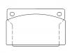 Bremsbelagsatz, Scheibenbremse Brake Pad Set:D106-757