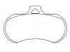 Bremsbelagsatz, Scheibenbremse Brake Pad Set:D10-732