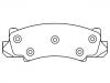 Plaquettes de frein Brake Pad Set:D36-779