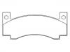 Bremsbelagsatz, Scheibenbremse Brake Pad Set:3744449