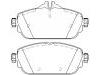 Bremsbelagsatz, Scheibenbremse Brake Pad Set:000 420 87 00