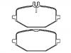 Pastillas de freno Brake Pad Set:000 420 51 02